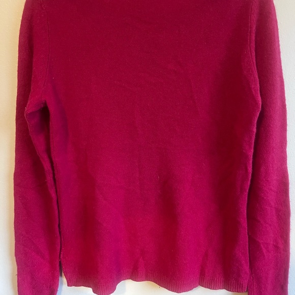 Adrienne Vittadini 2-PLY 100% Cashmere Lightweight Tunic Sweater Size Medium - Picture 3 of 5